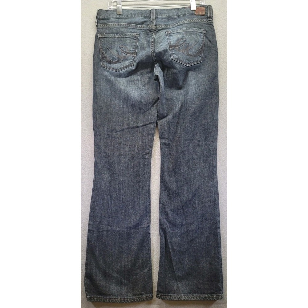 X2 Women’s Boot Cut Jeans in Medium Blue with Dark Stitching - Picture 2 of 10